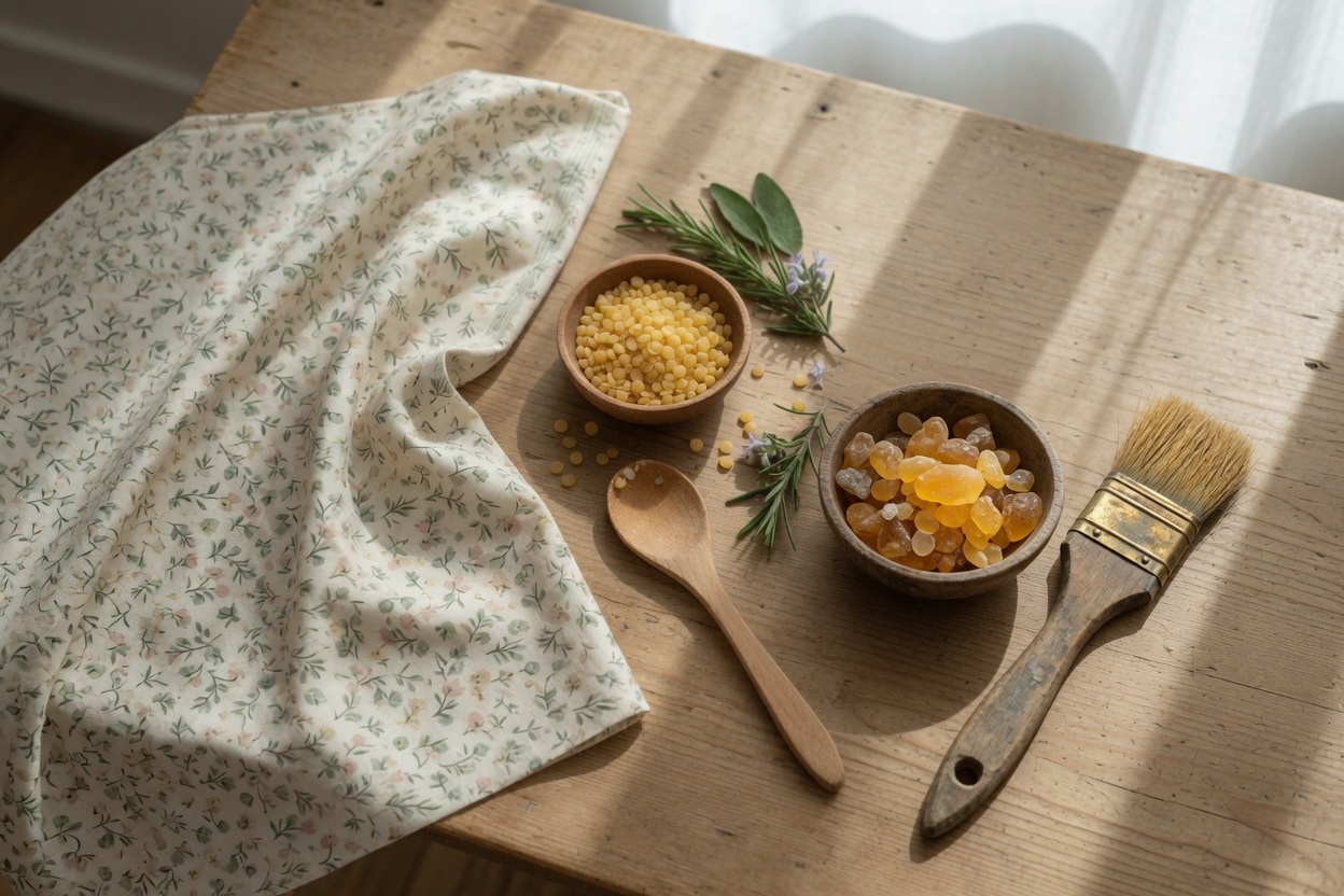 Tips how to DIY beeswax wraps and bread bags