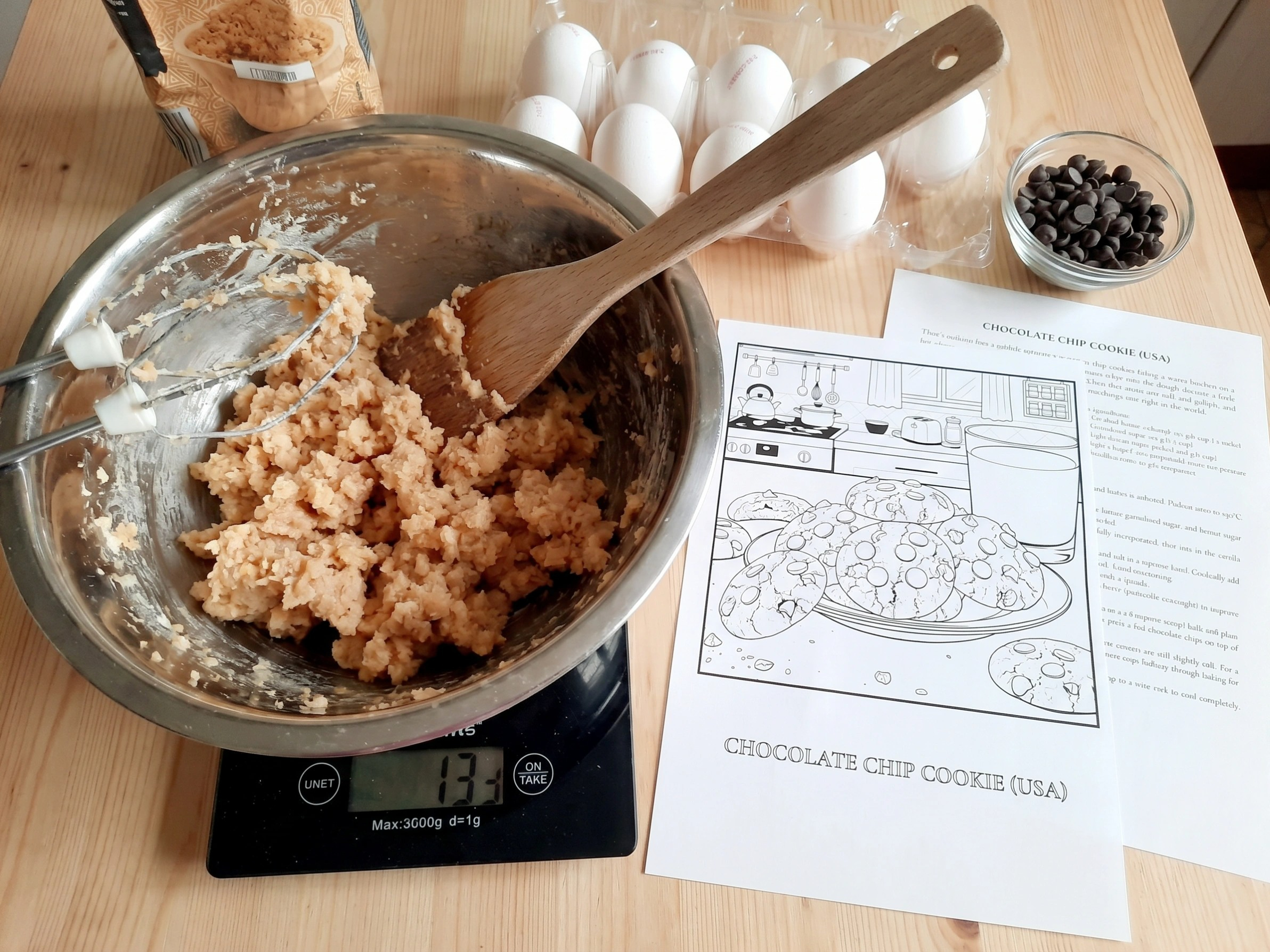 Chocolate chip cookies: coloring my favorite dessert (and a simple recipe)
