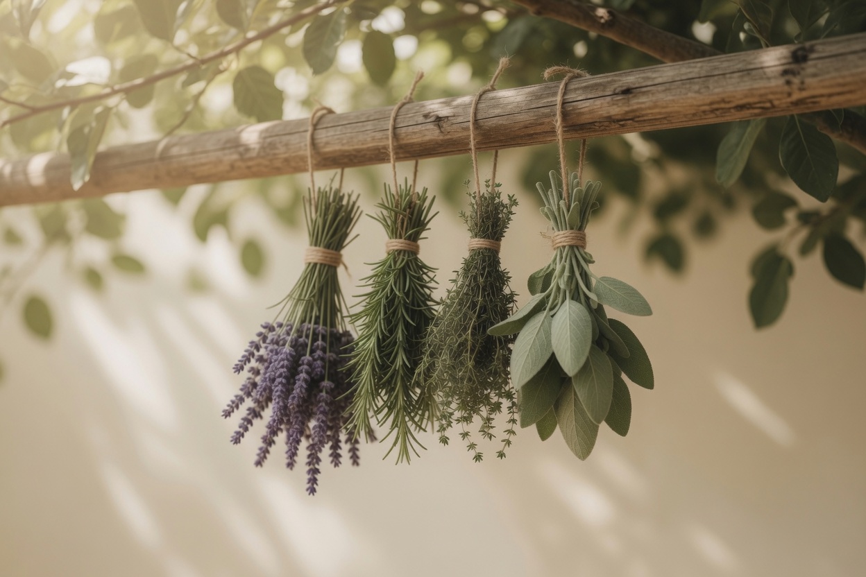 HOW TO DRY HERBS IN SUMMER