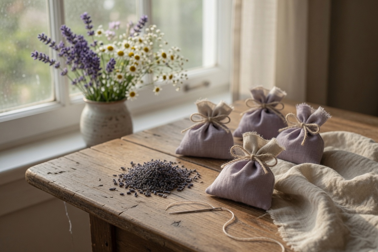 MAKE LAVENDER SACHETS AT HOME