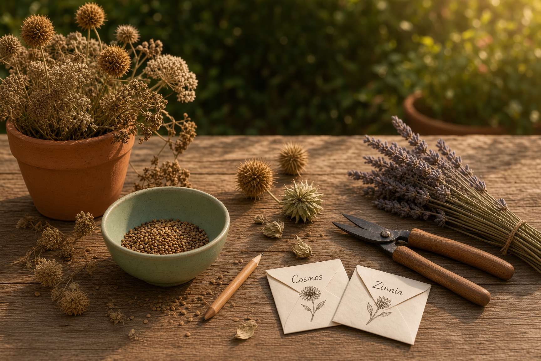 how and when to collect seeds from your garden