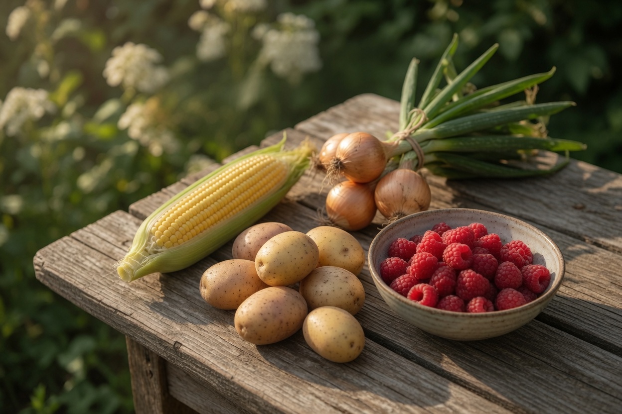 What to harvest in August – tomatoes, courgettes, beans, and more